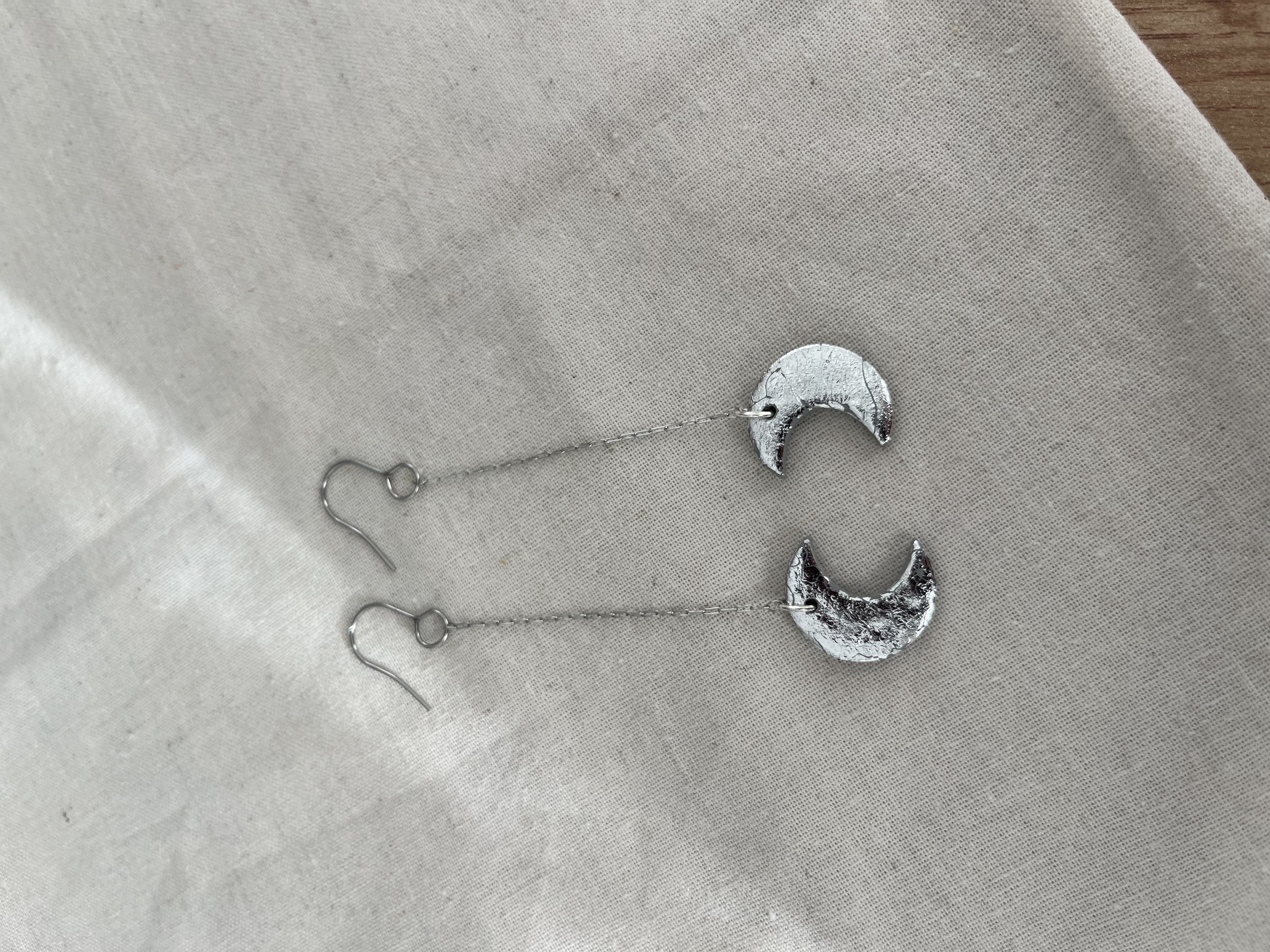 Mini lunas plateadas 