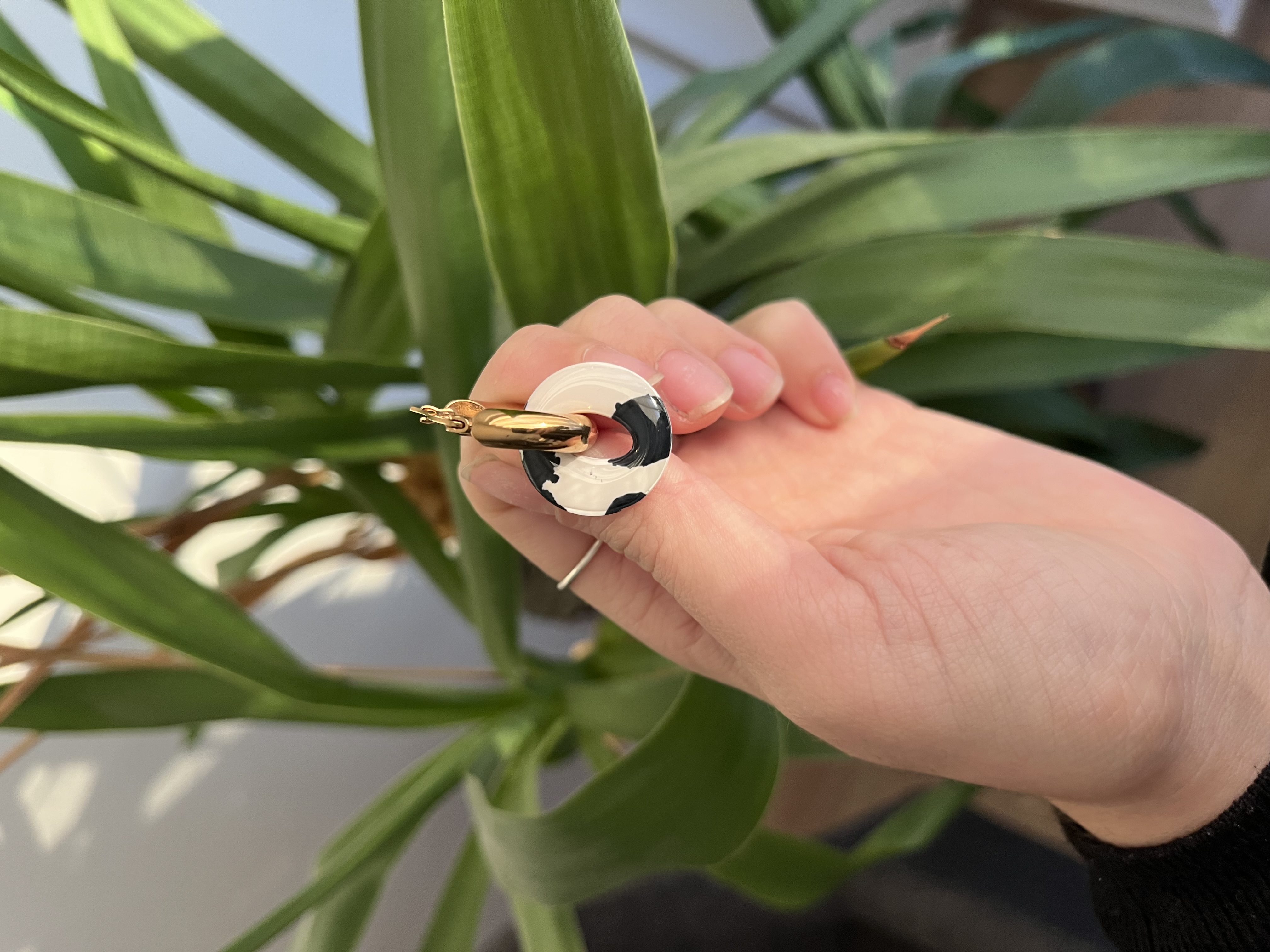 Aro charms flotadores rojos