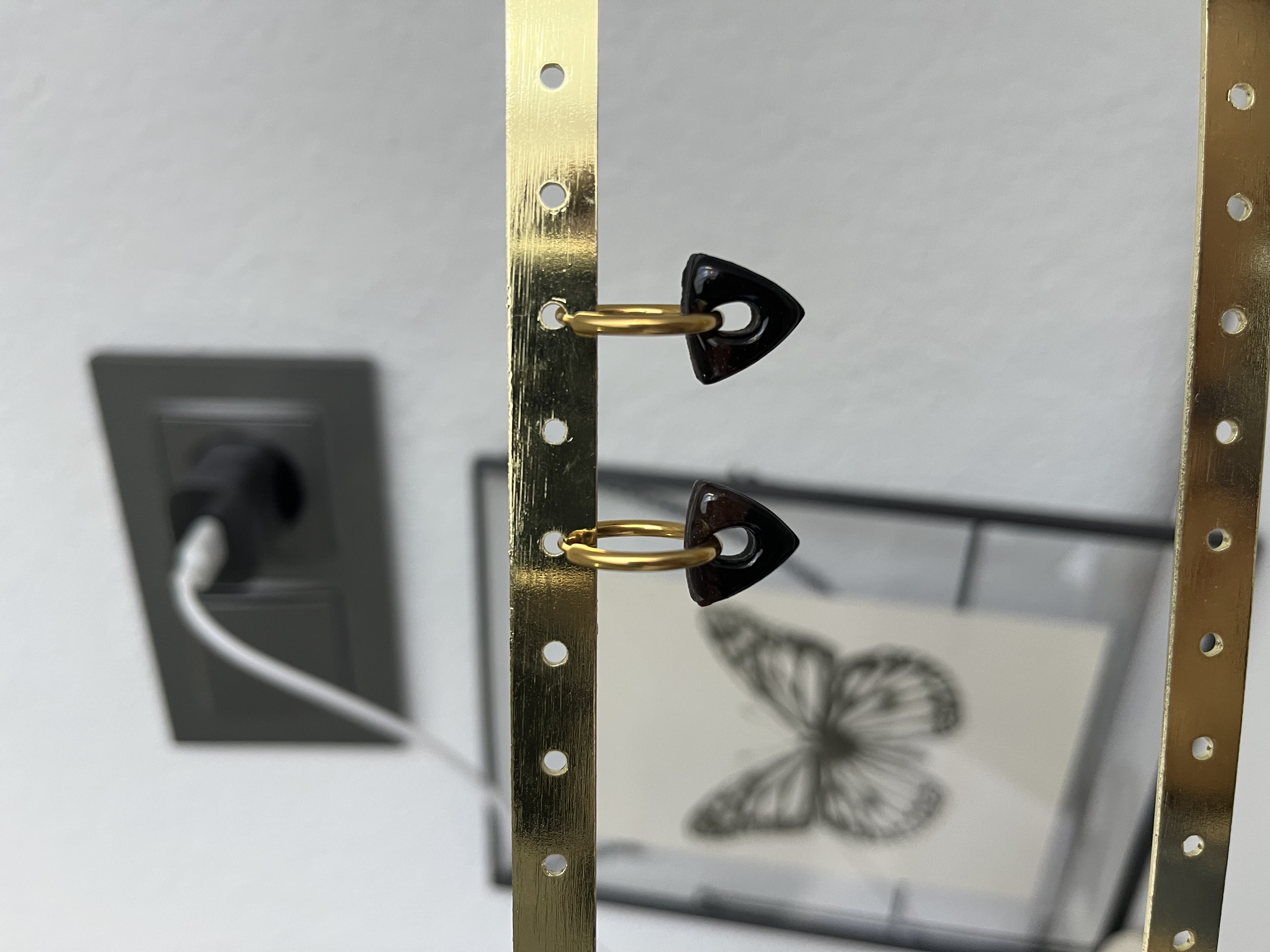 Aro charms marron mini