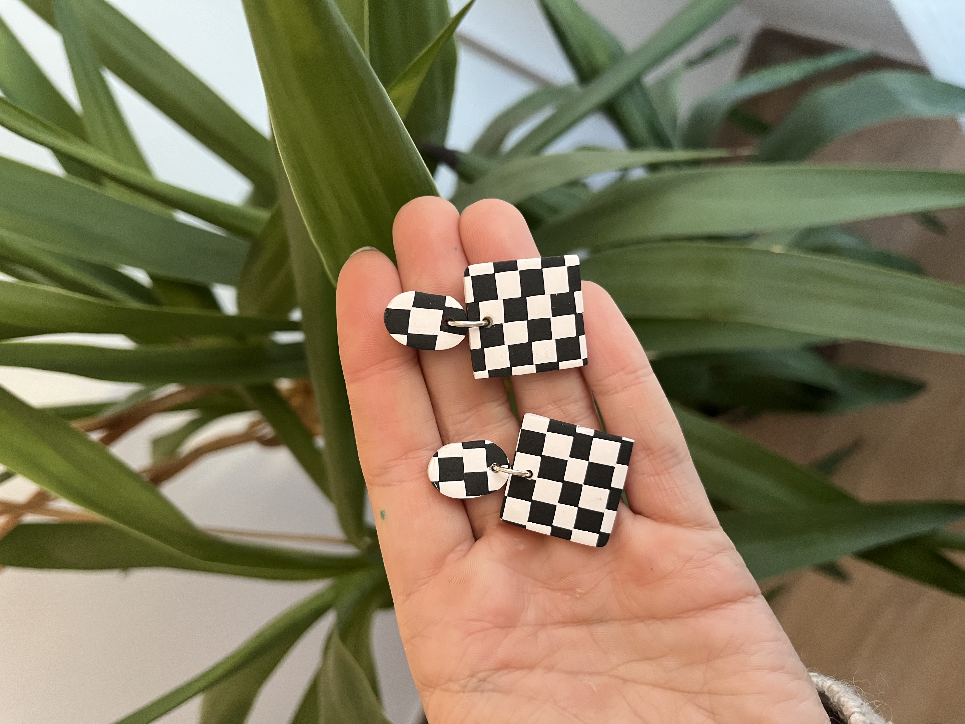 Cuadrados blancos y negros 