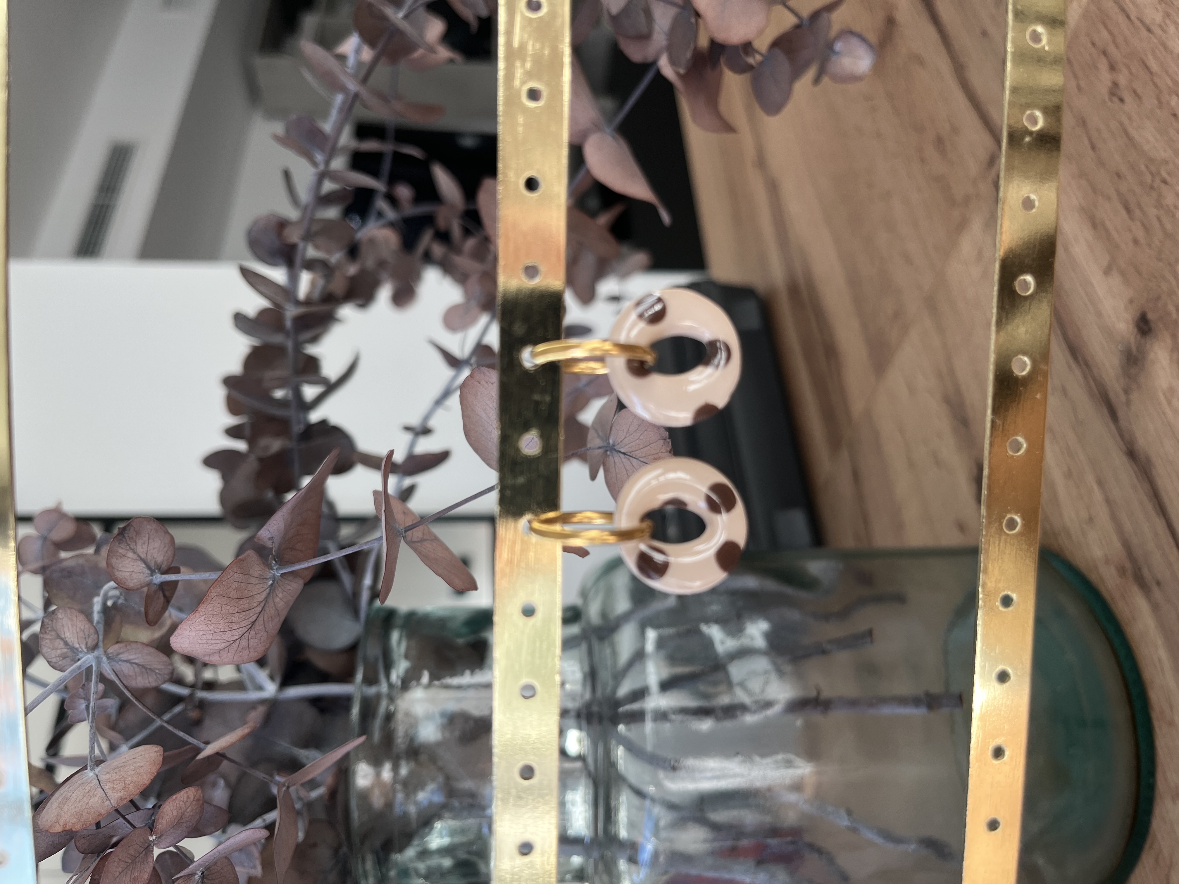 Aro charms flotadores lunares 