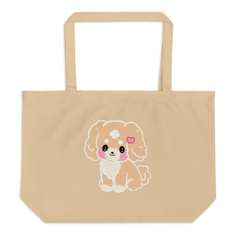 Large organic tote bag