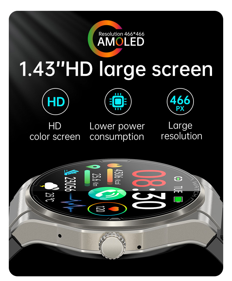 Smartwatch with AMOLED Display