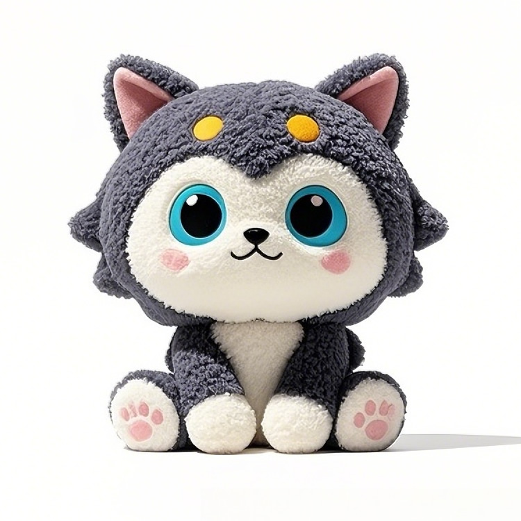 Cute Wolf Plush Toy