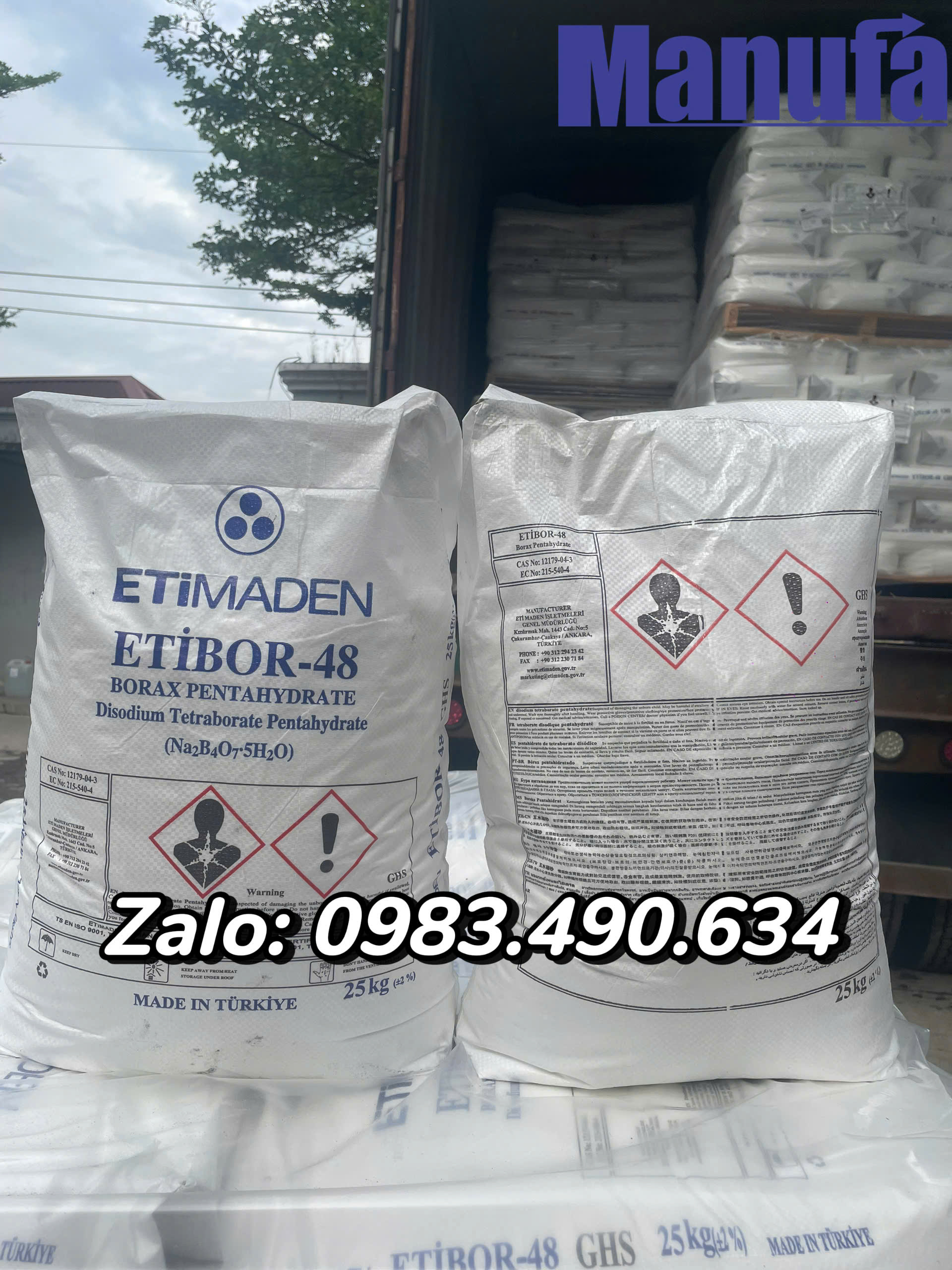 Borax Pentahydrate – Na₂B₄O₇·5H₂O