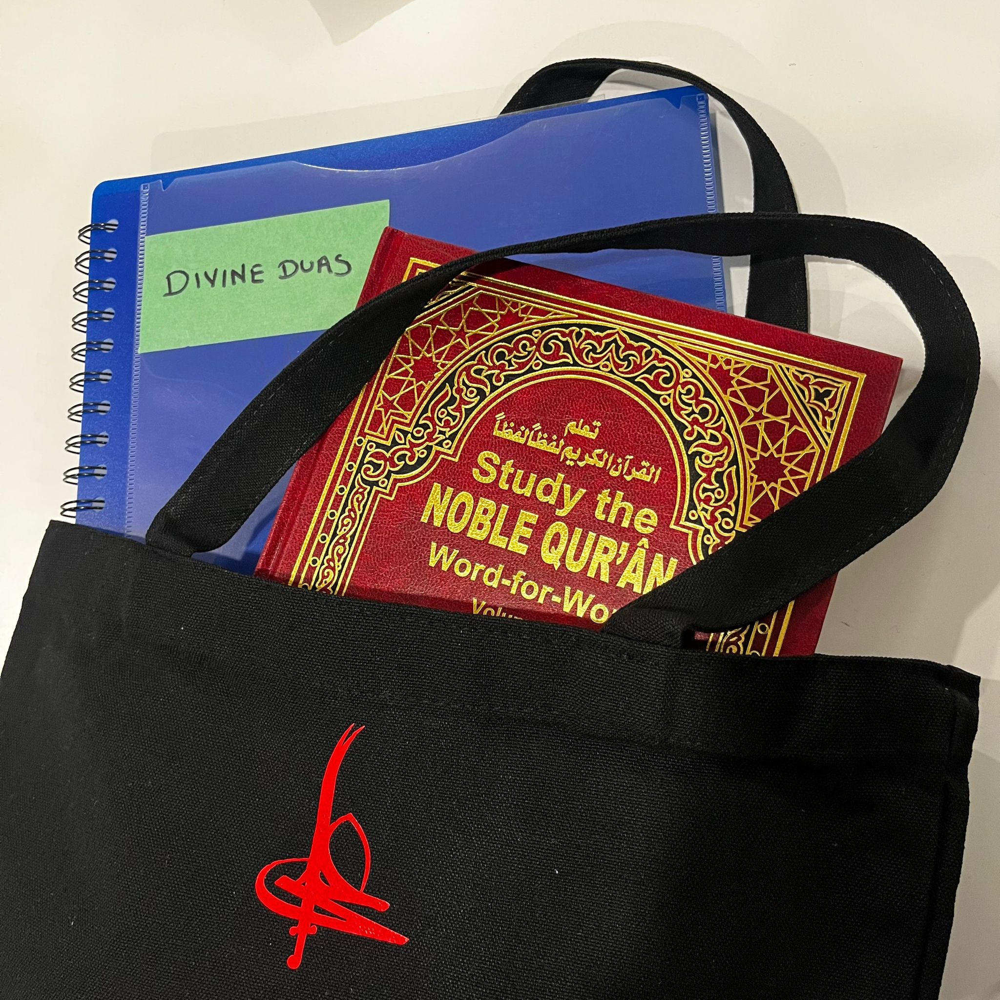 Ali Zulfiqar and Zuljanah Azadari Black Tote Bag
