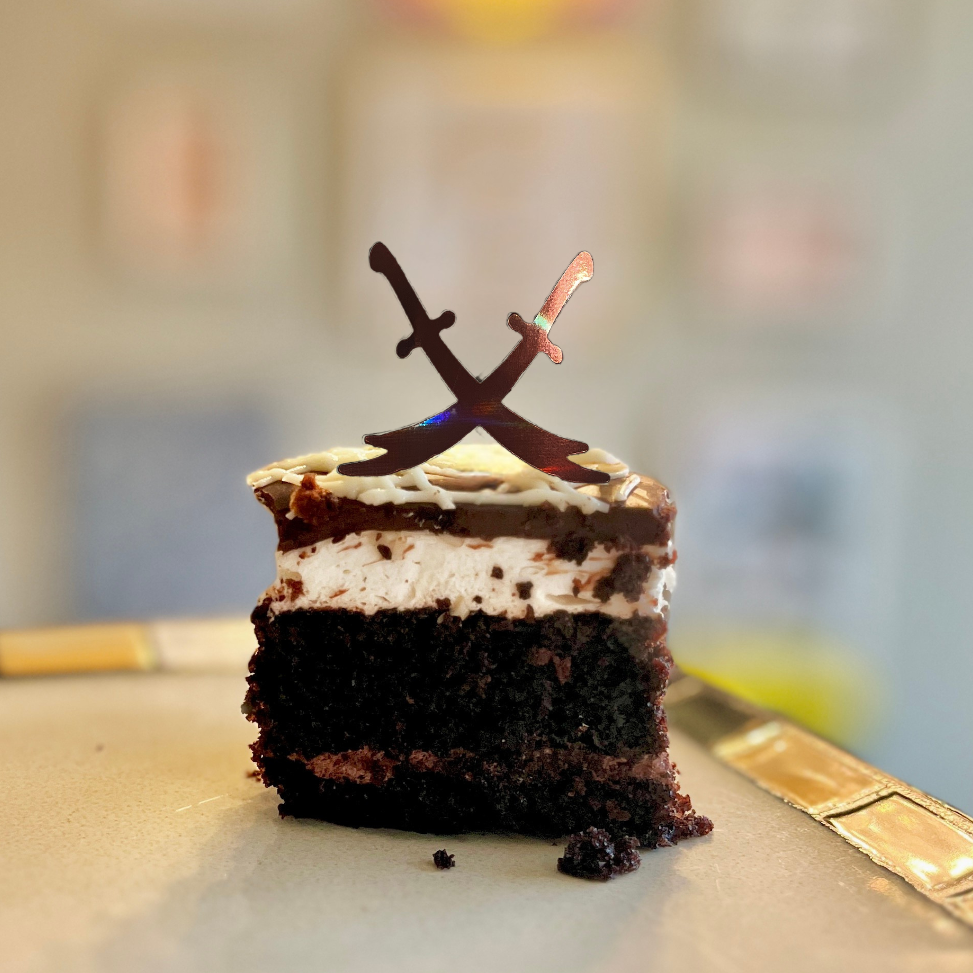 Double Zulfiqar Cupcake Toppers for Imam Ali Eid Ghadeer Party Decor