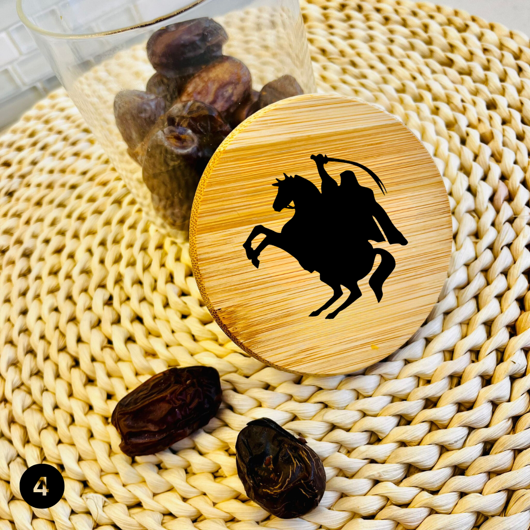 Ya Ali Zulfiqar Engraved Wooden Jar, Imam Ali ibn Abi Talib علي, Ya Ali Madad, Shia Muslim Islamic Ghadeer Gift