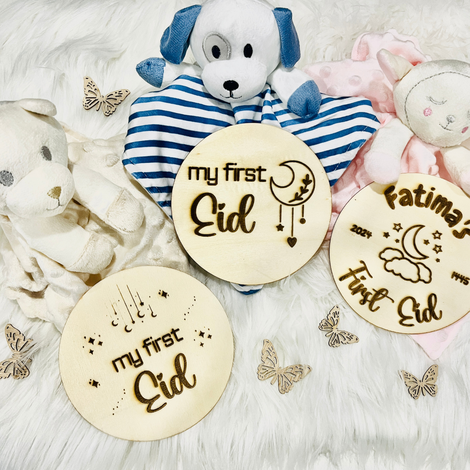 My First Eid Baby Milestone Photoshoot Prop, Newborn Baby Photoshoot Prop, Ramadan Eid Decor, Nursery Decor, Custom Photo Prop