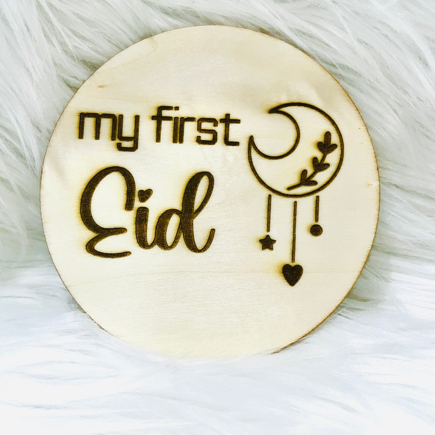 My First Eid Baby Milestone Photoshoot Prop, Newborn Baby Photoshoot Prop, Ramadan Eid Decor, Nursery Decor, Custom Photo Prop