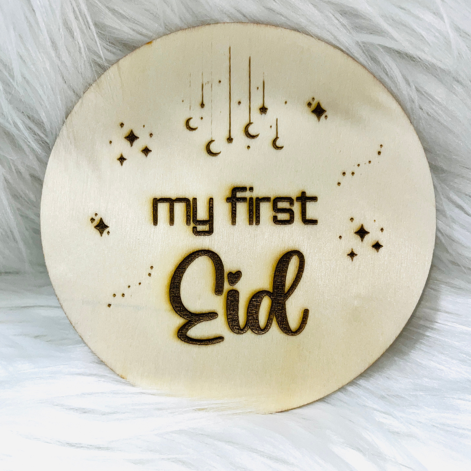 My First Eid Baby Milestone Photoshoot Prop, Newborn Baby Photoshoot Prop, Ramadan Eid Decor, Nursery Decor, Custom Photo Prop