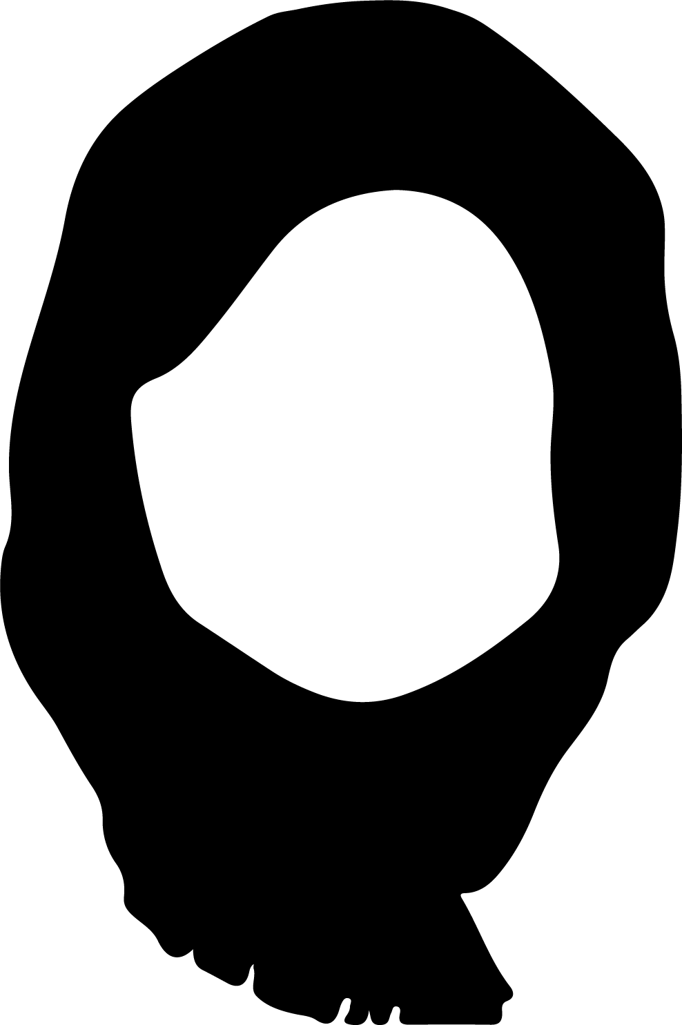 7 Hijab Girl Outlines SVG PDF PNG DXF EPS Digital Download Files