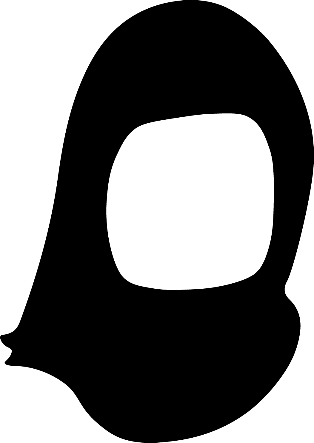 7 Hijab Girl Outlines SVG PDF PNG DXF EPS Digital Download Files