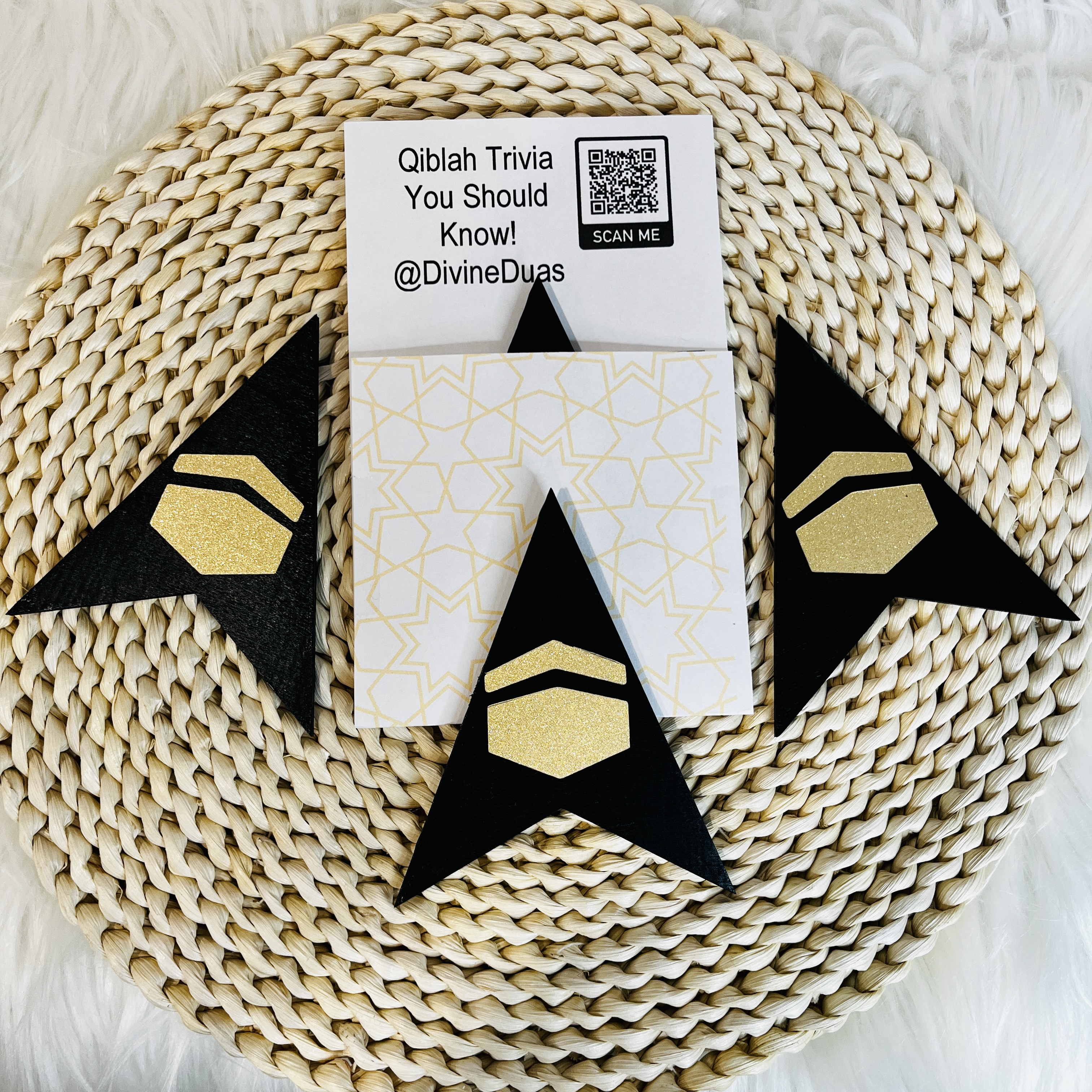 Qiblah Direction Arrow, Wooden Qibla, Wooden Wall Sticker, Prayer Direction Arrow, Salah Indicator, Kabah Direction Arrow