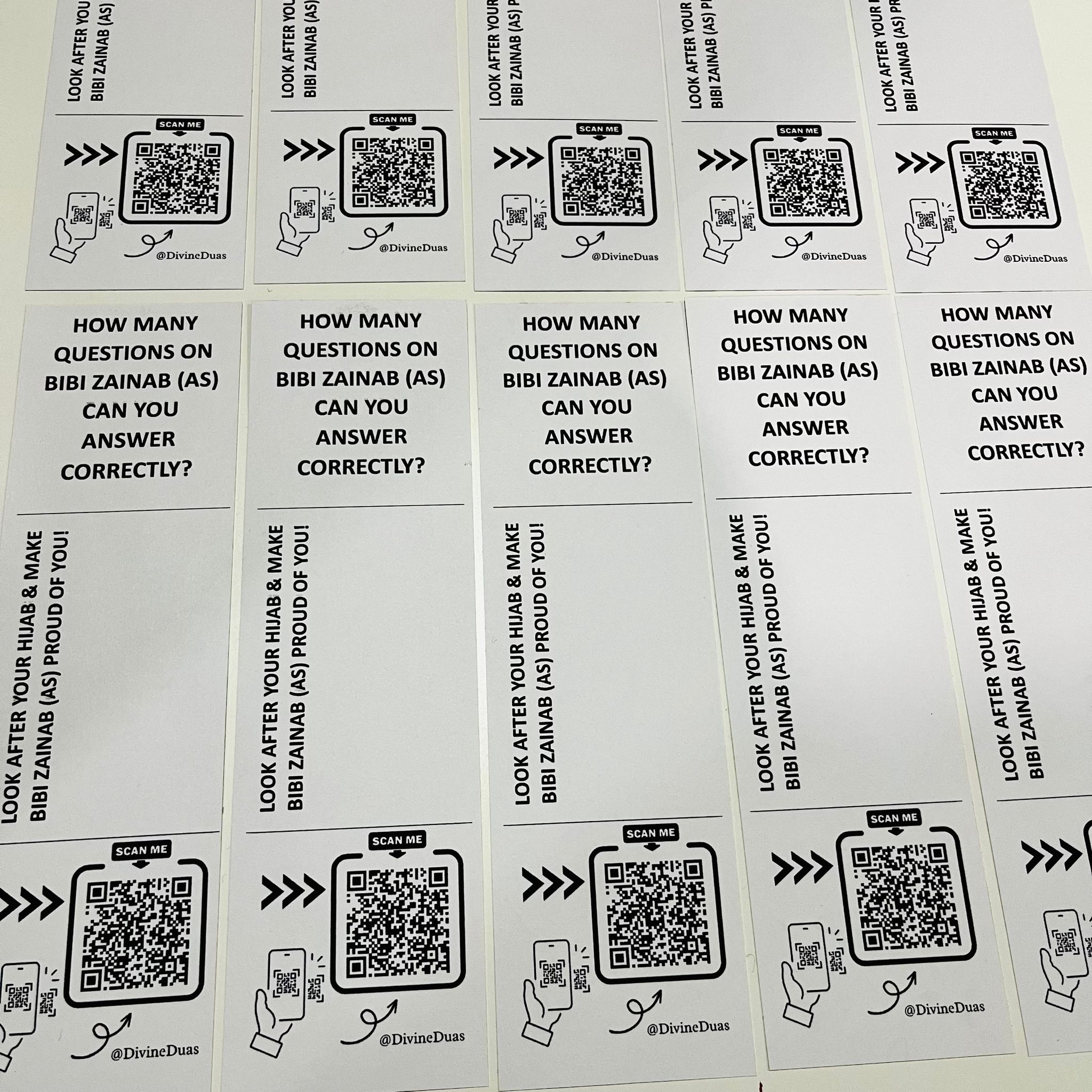 Muharram Gift Hijab Pin Packaging Digital Download