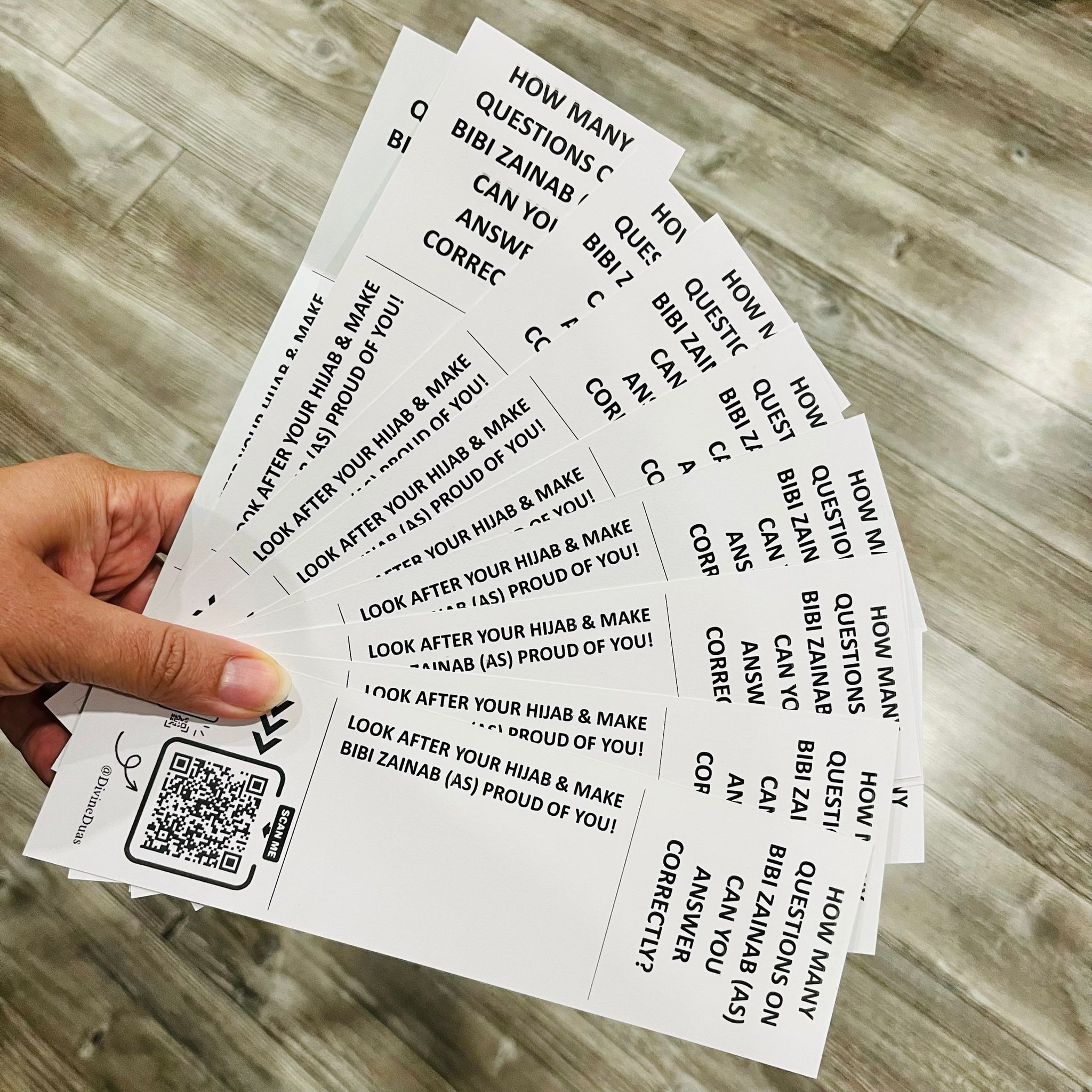 Muharram Gift Hijab Pin Packaging Digital Download