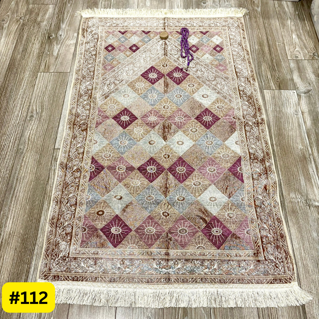 Prayer mat with Tasbeeh and Turbah Giftset for him