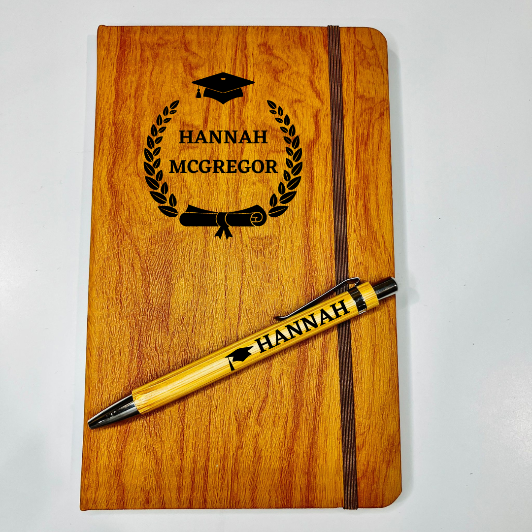 Personalized Graduation Valedictorian Journal Gift, Custom Name Engraving, Unique Gift