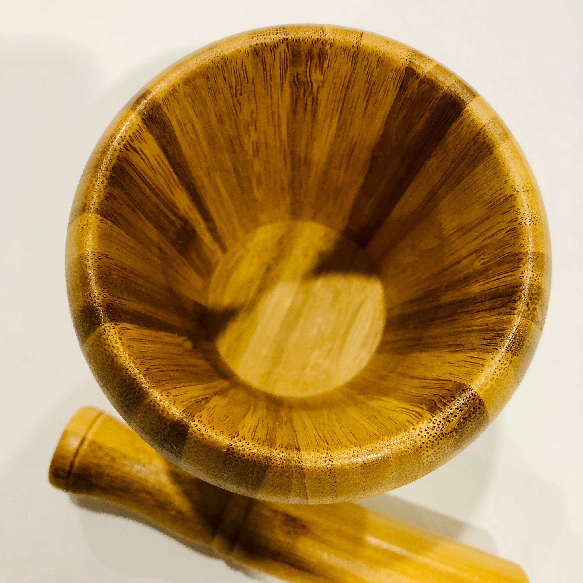 Custom Bamboo Mortar and Pestle Gift for Mom