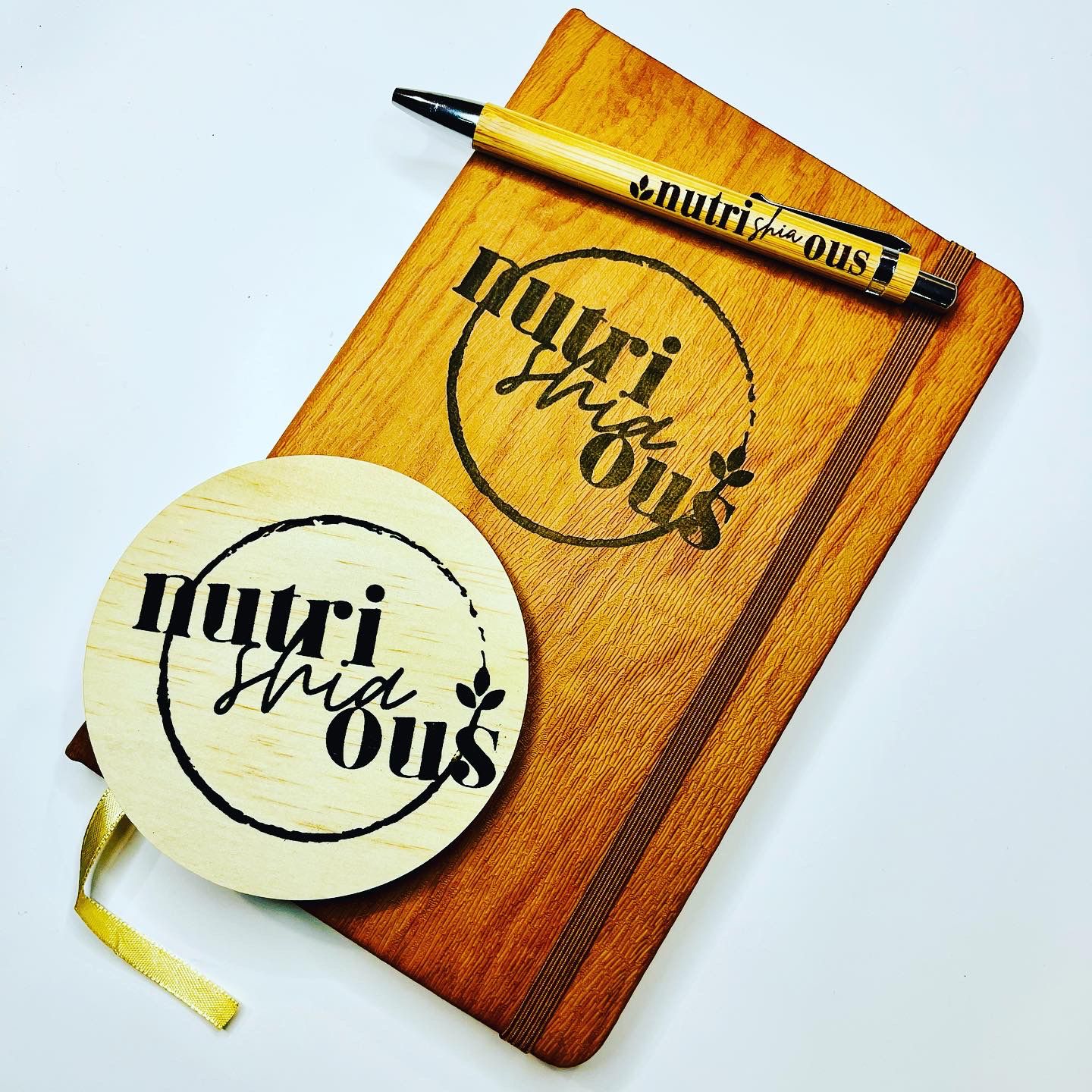 Engraved Small Business Logo Coasters