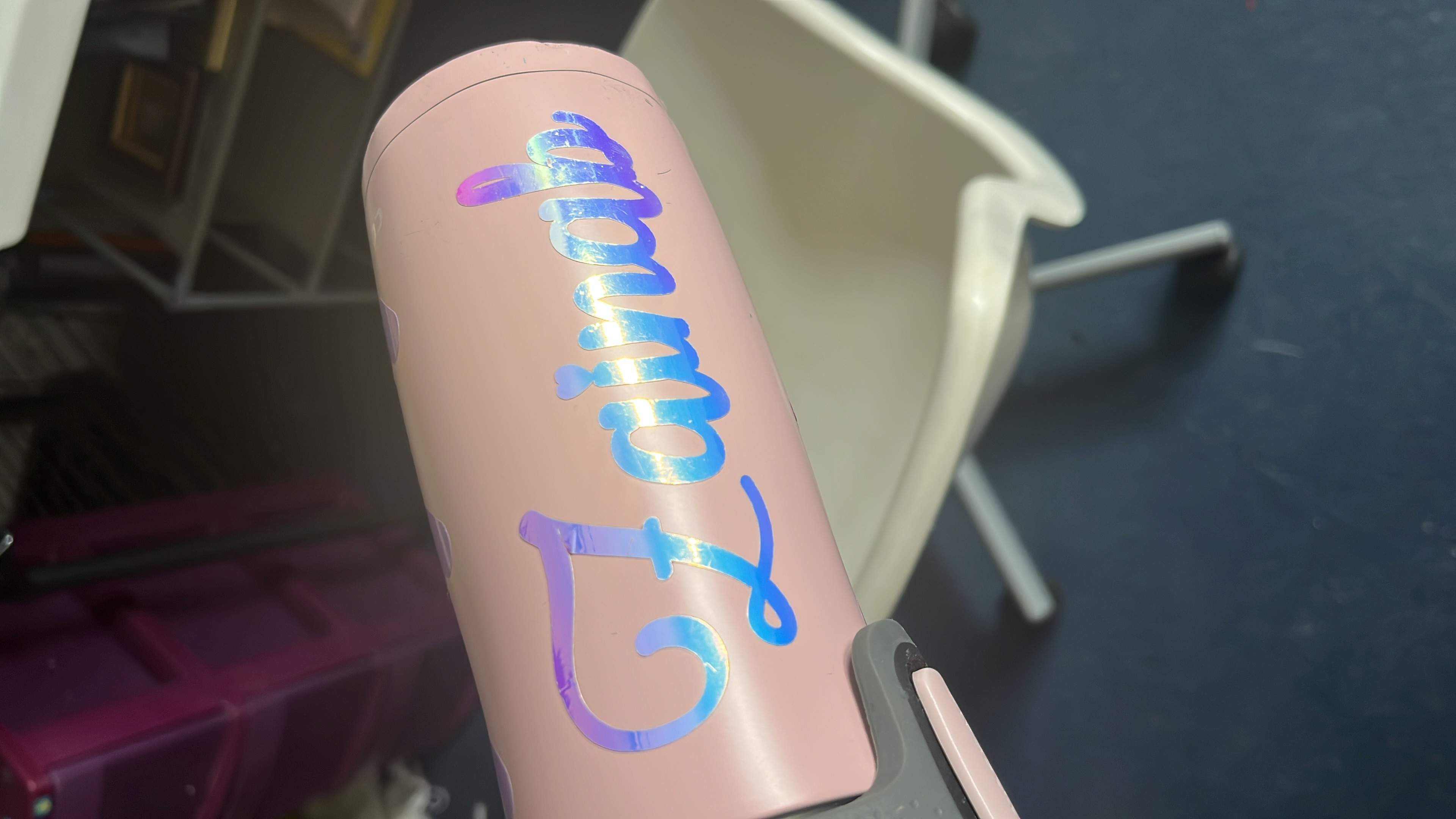 Custom Vinyl Name on your own bottle