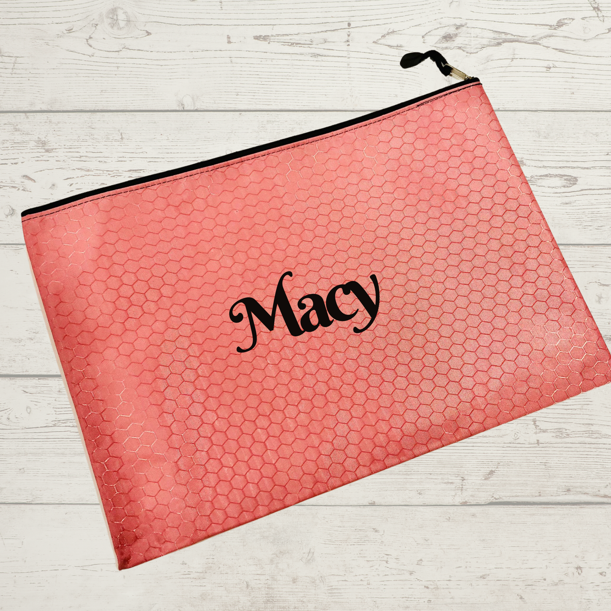 Personalized Zipper Pouch, Custom name, School supplies Travel Toiletry Makeup Stationary Pencil Case, Gifts for him, Gifts for Kids