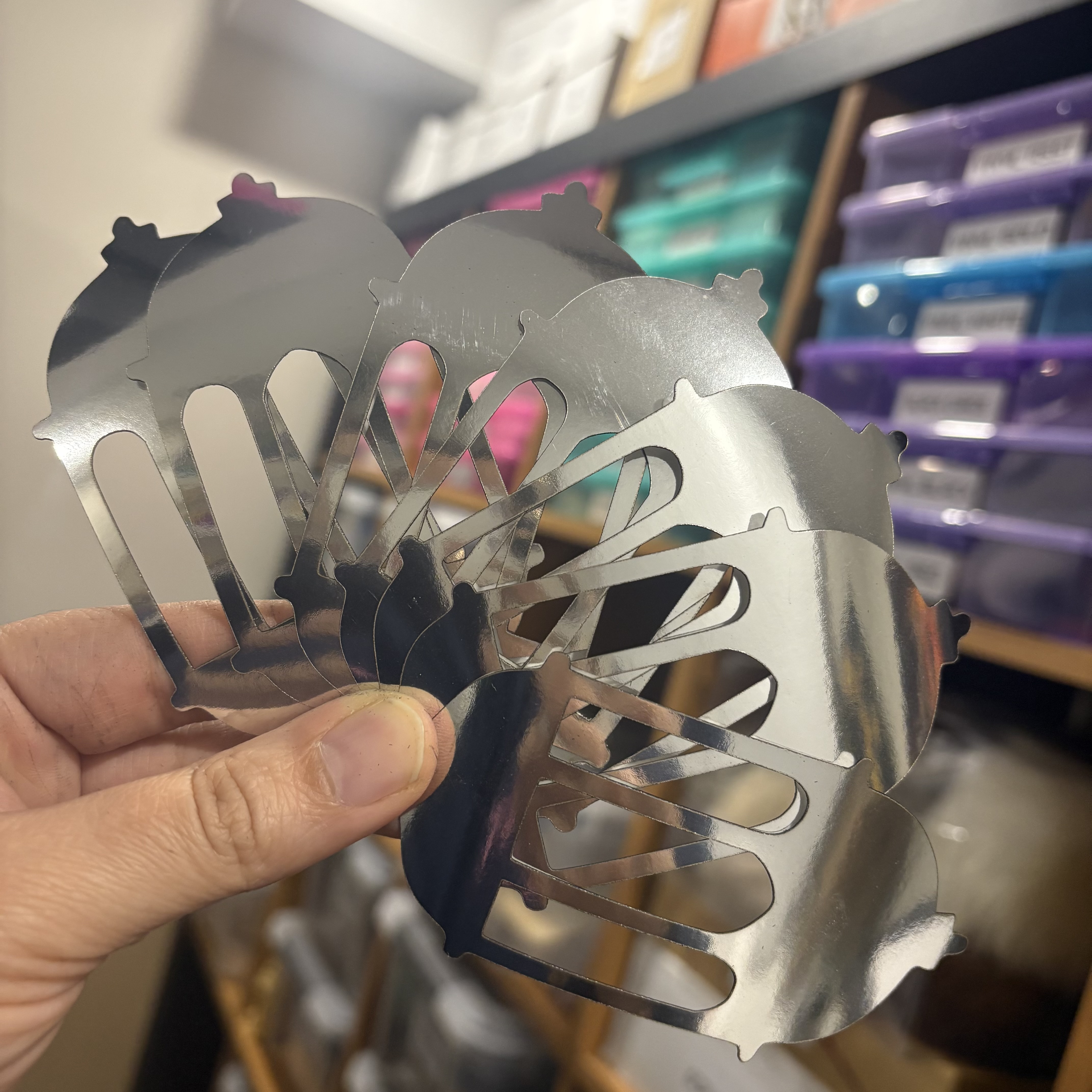 Ramadan Lantern Cardstock Cutouts – Decorative Fanous for Ramadan & Eid Party Decor