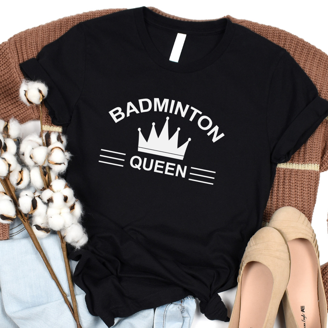 Stylish Badminton Queen T-shirt for Badminton Players