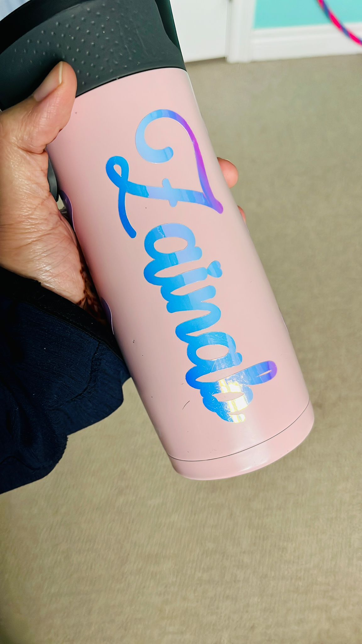 Custom Vinyl Name on your own bottle