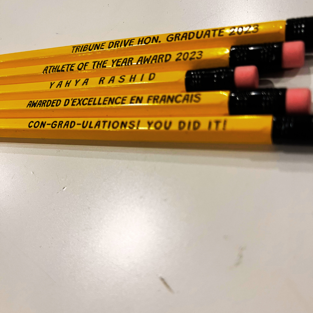 Custom Engraved Assorted Pencils