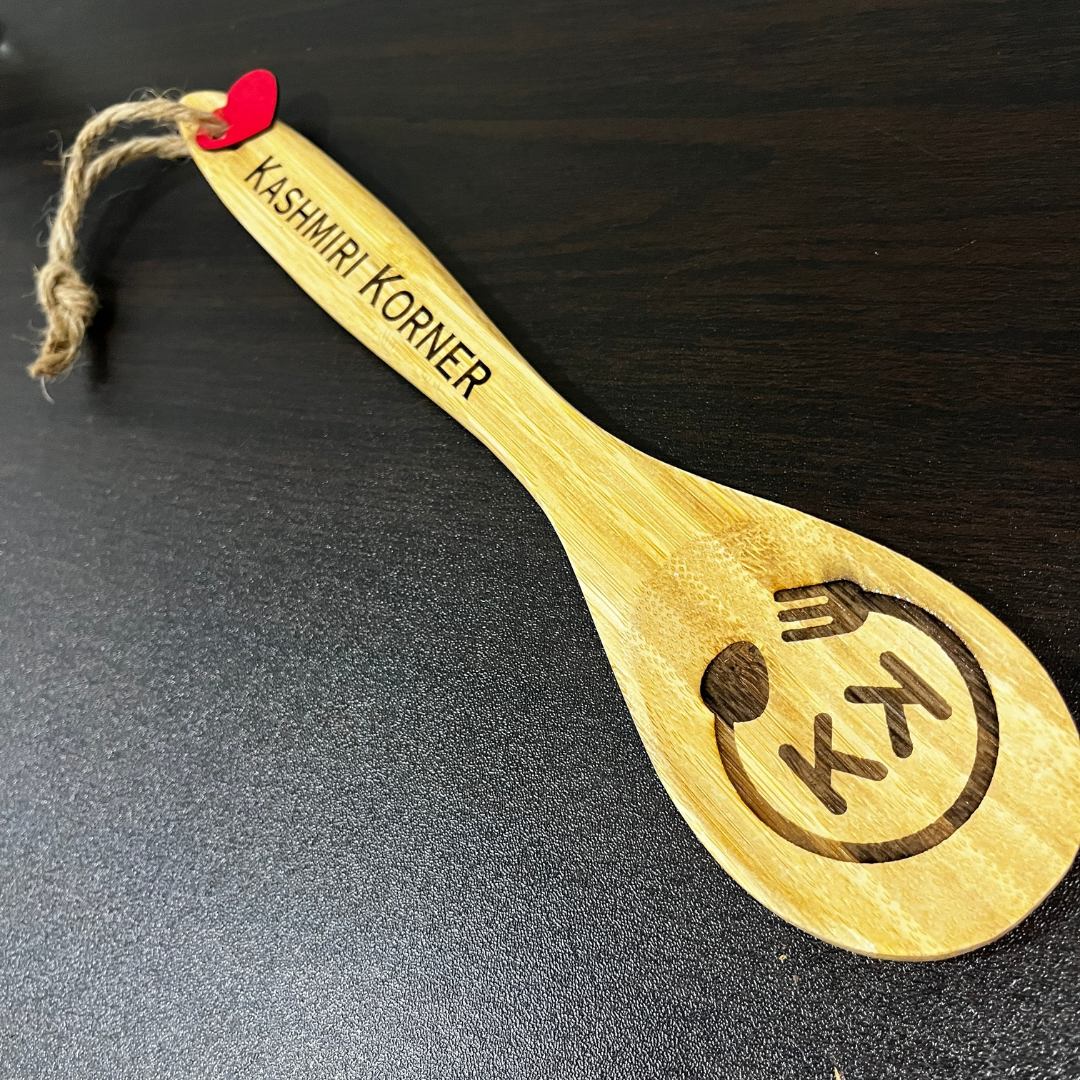 Custom Engraved Wooden Spoon for Small Business, Unique Kitchen Decor, Chef Gift