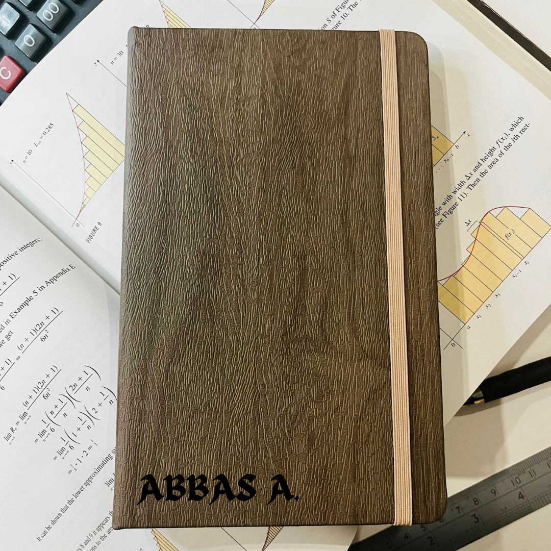 Custom Engraved Name Journal Book Gift