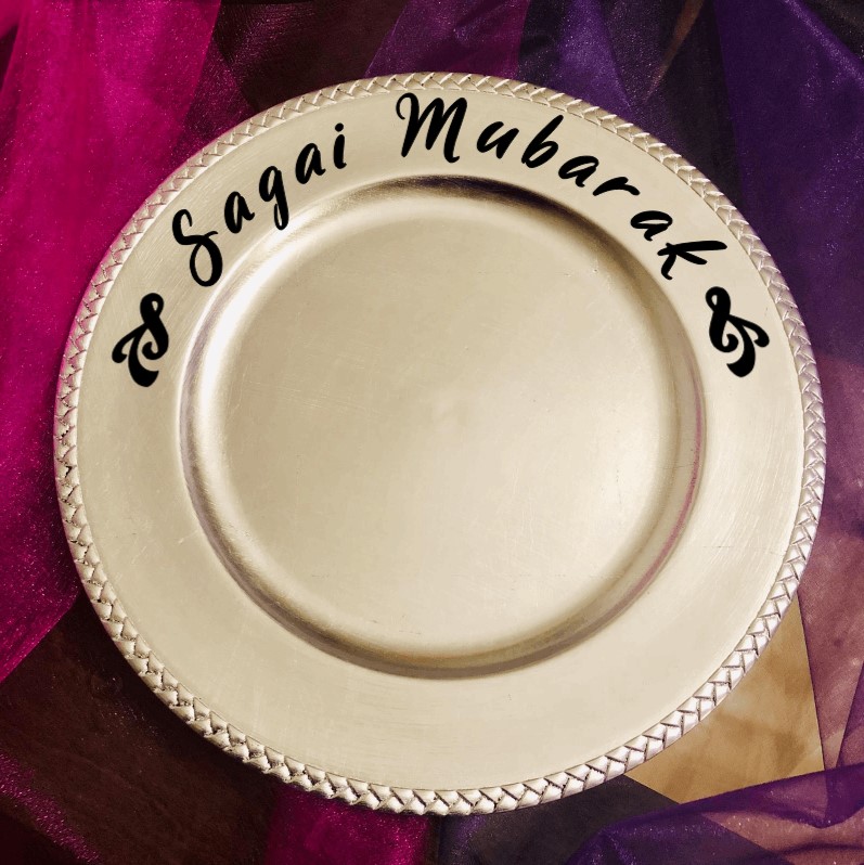 Shaadi Mubarak Decorative Plate