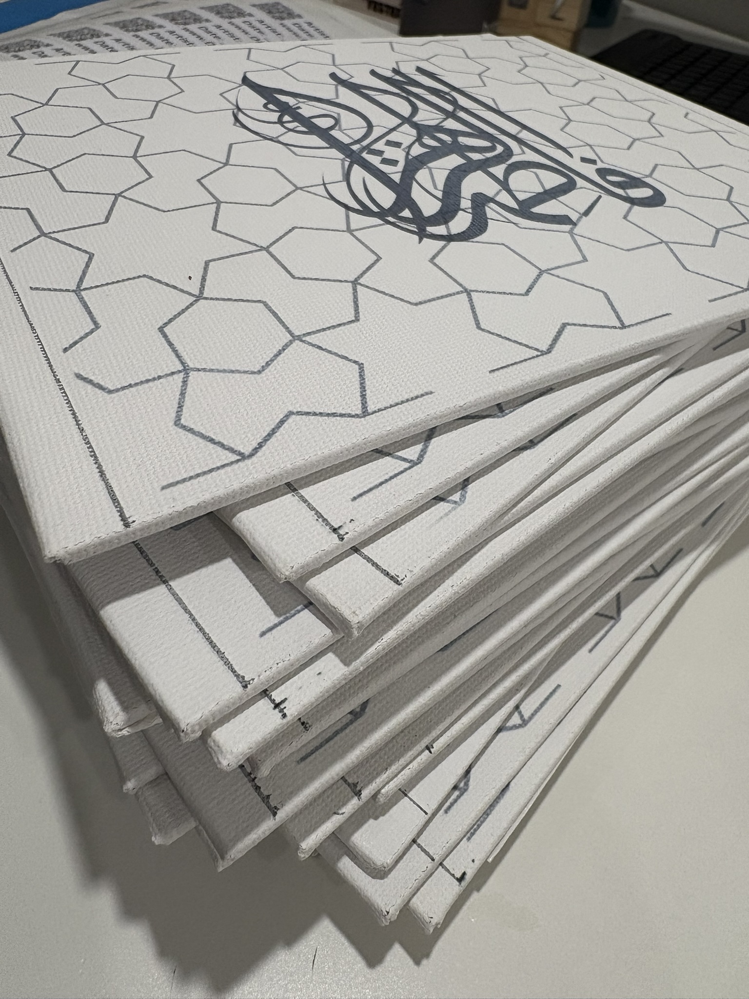 Ya Fatima Canvas Outline - Majlis Tabarruk