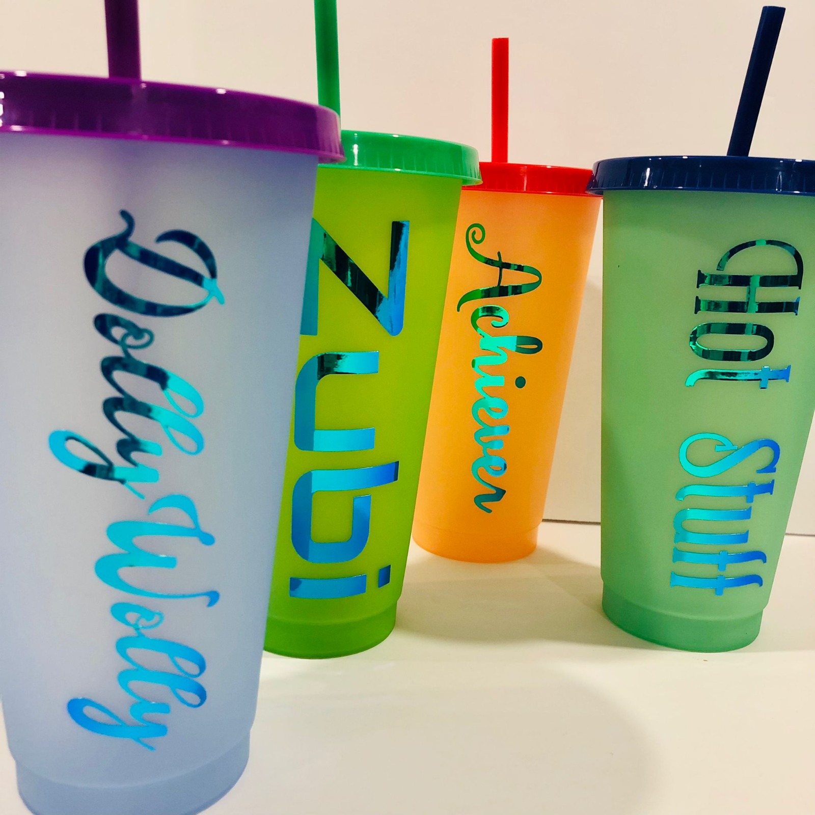 Personalized Color Changing cups