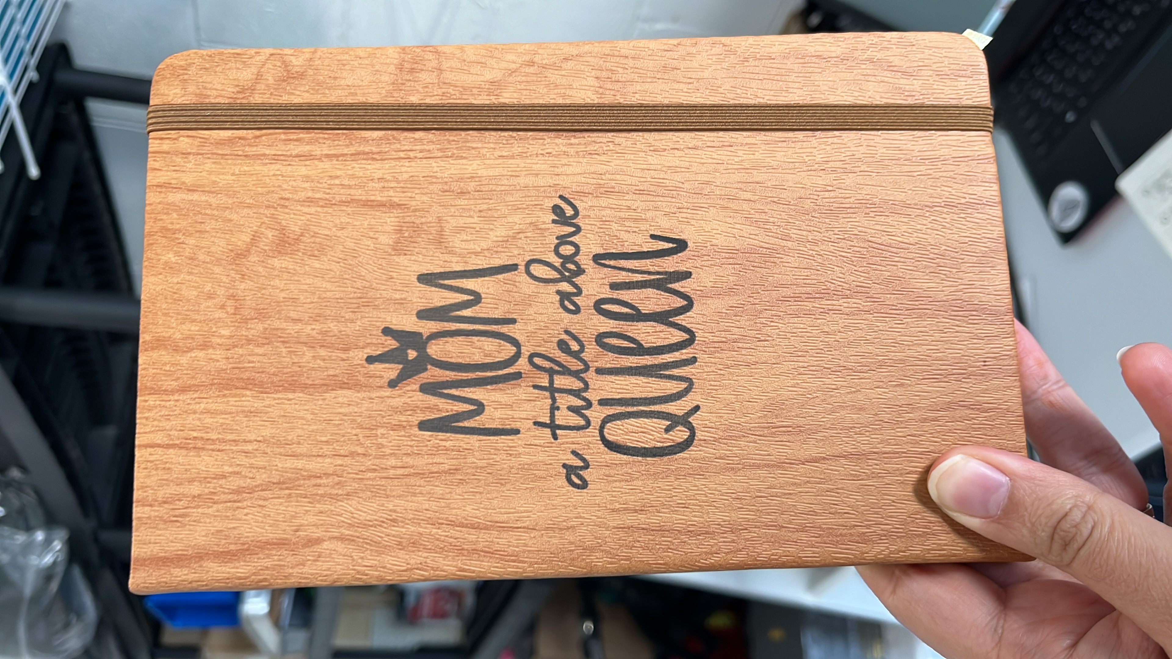 Mothers Day Journal Gift - Mom A Title Above Queen