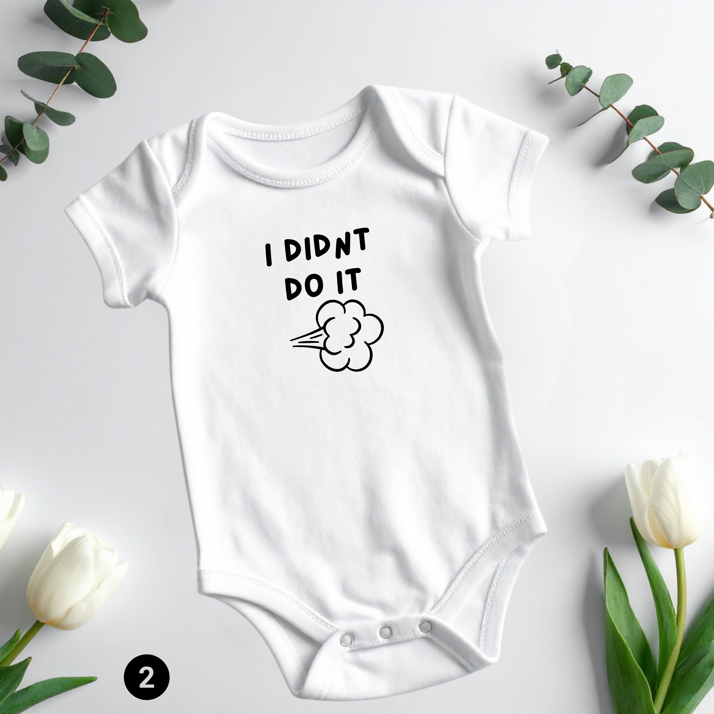 Funny Muslim Baby Onesie – “Oops I Broke My Wudhu” or “I Didn’t Do It” | Cute Islamic Baby Gift