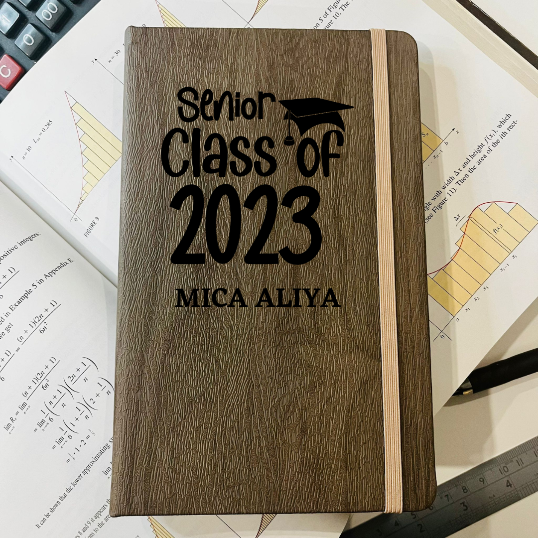 Personalized Graduation Journal Gift, Custom Name Engraving, Unique Gift