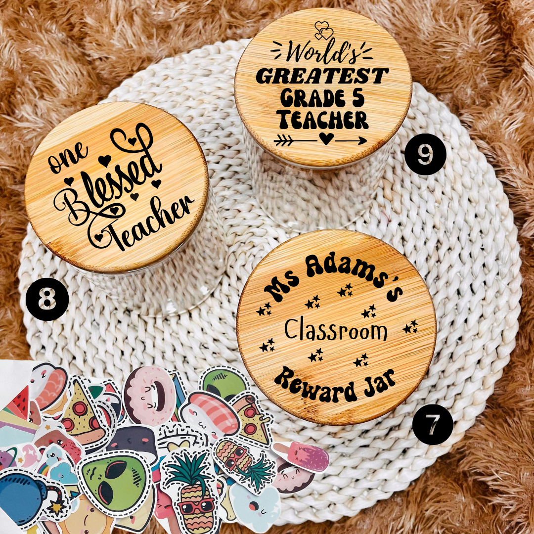 Personalized Teacher Appreciation Gifts, Teacher Treat Jar Gift, Christmas Gifts for Teachers