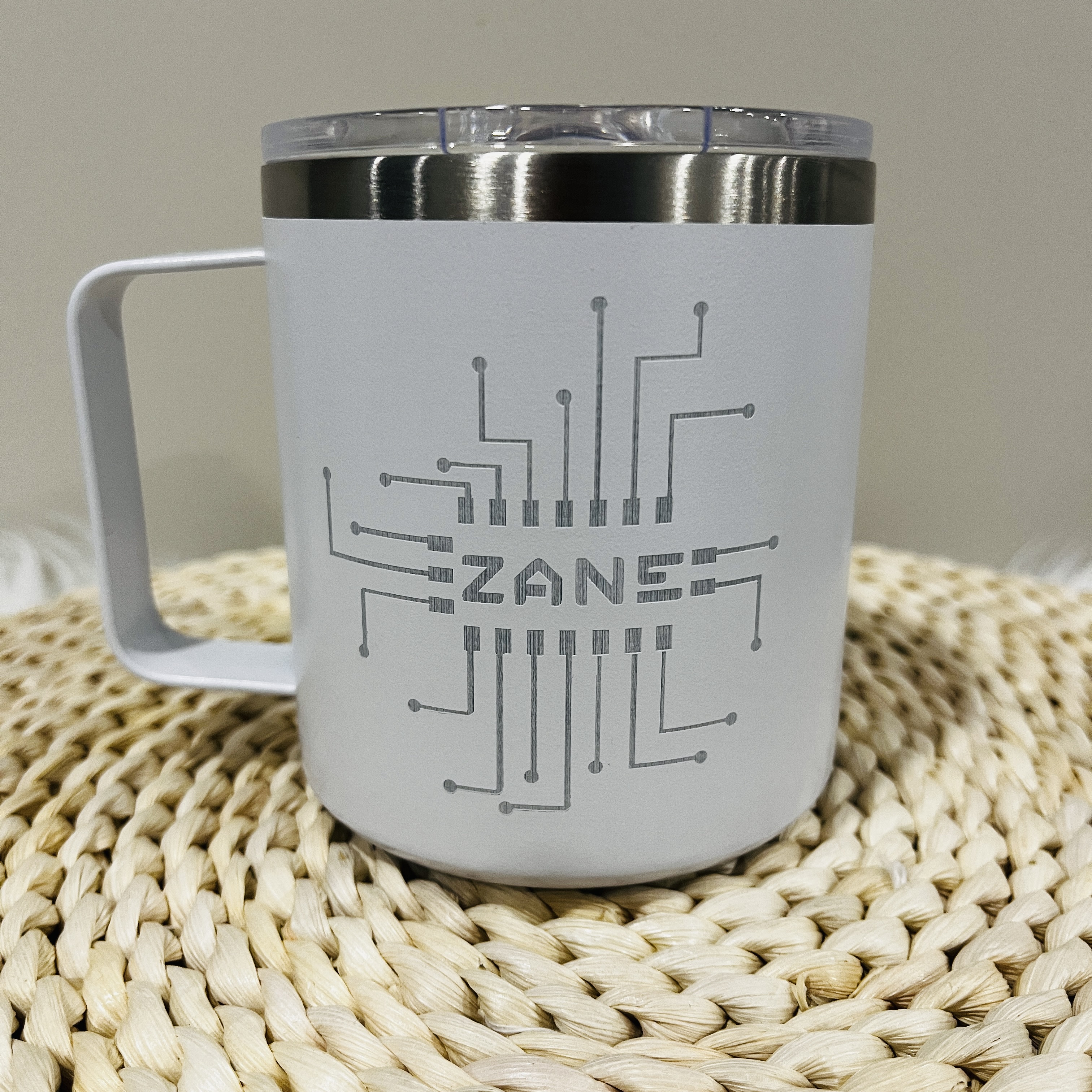 Custom Engraved Tumbler with Name, Computer Tech lover