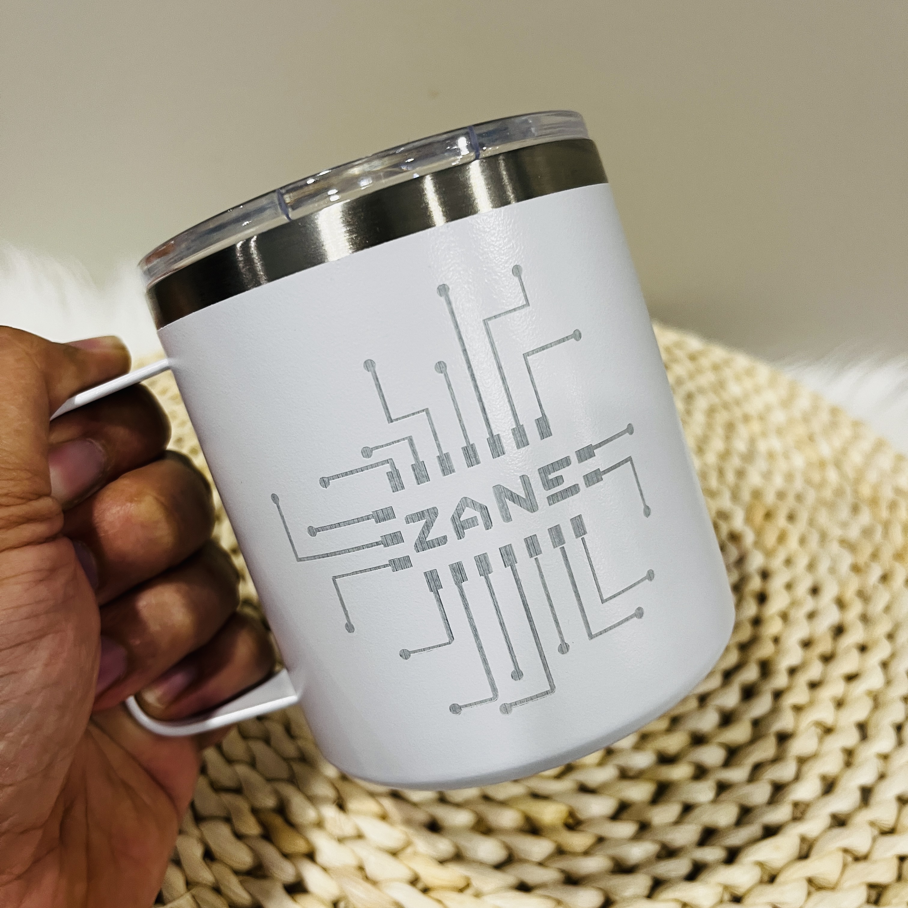 Custom Engraved Tumbler with Name, Computer Tech lover