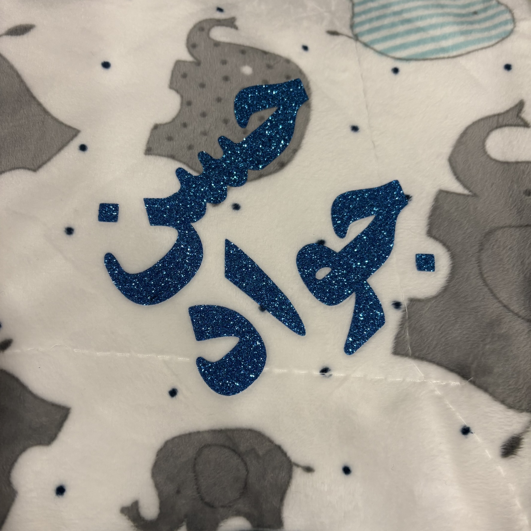 Personalized Baby Minky Blanket | Custom Name Blanket for Newborns