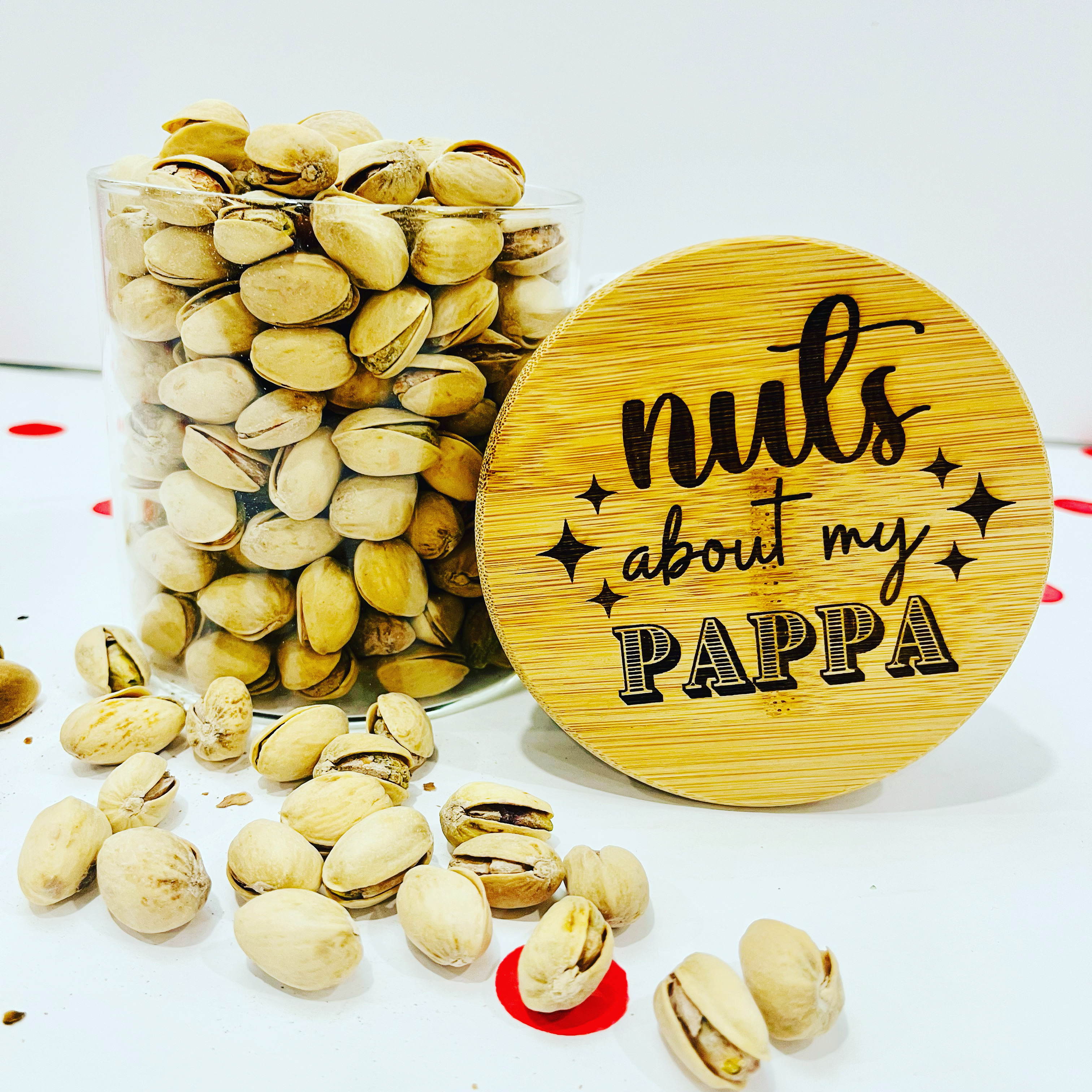 Nuts about my Dad Jar Gift for Him, Fathers Day Gift, Dad's Birthday Gift