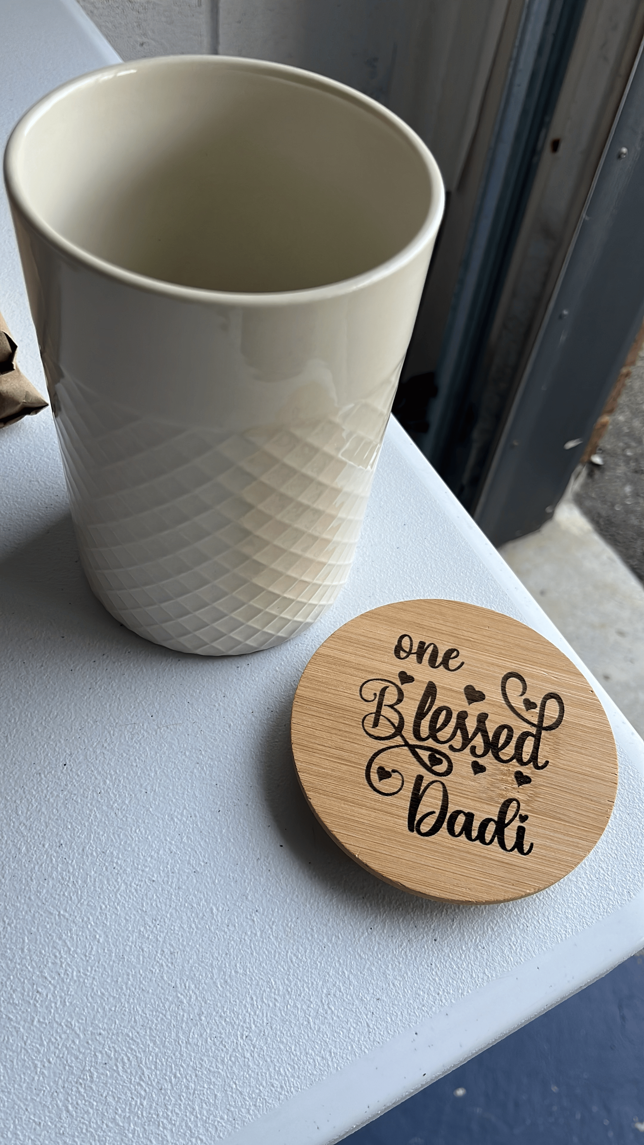 One blessed Jar Gift, Engraved Jar New Couple Gift, Eid Gift for Mom Grandma, Christmas Gift for Dad Grandpa