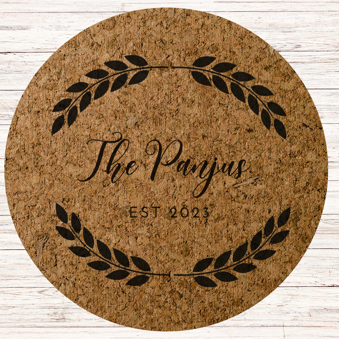 Family Name Engraved Cork Hot Mat Housewarming Kitchen Gift – Heat-Resistant Trivet for Kitchen & Dining