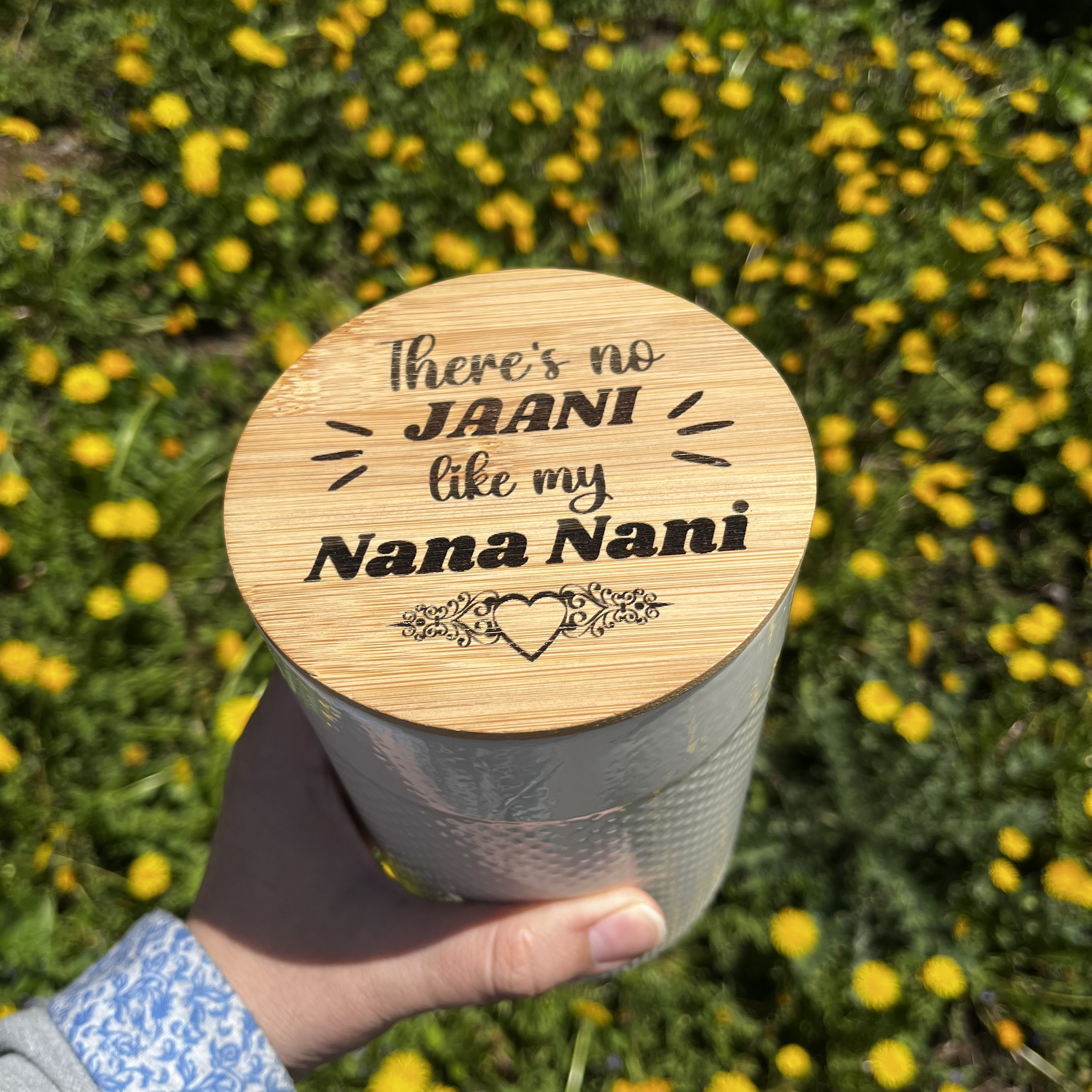 Adorable Custom Jar Gift, Eid Gift for Mom Grandma, Birthday Gift for Loved Ones, There's no Jaani than my