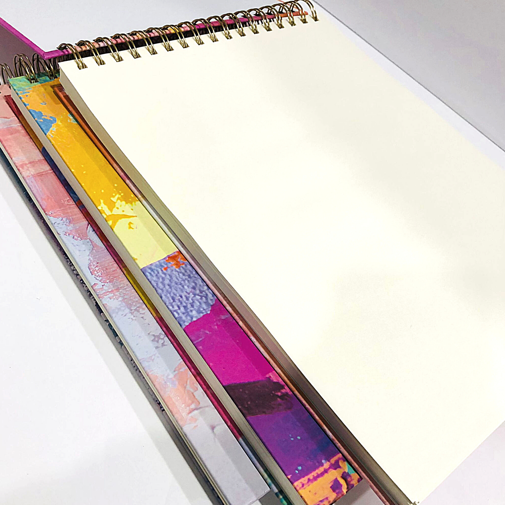 Personalized Gold Embossed Sketchbook Gift for Artist,  Hardcover Sketchbook for Down Syndrome, Custom Spiral Bound Drawing book Gift her