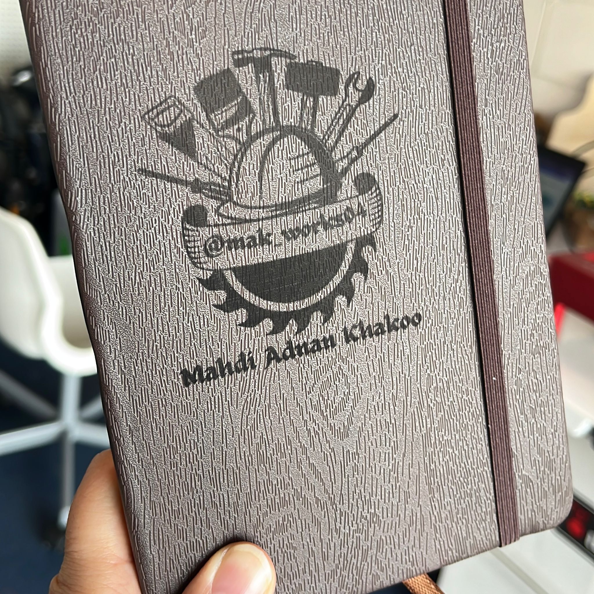 Personalized Small Business Logo Journal Gift