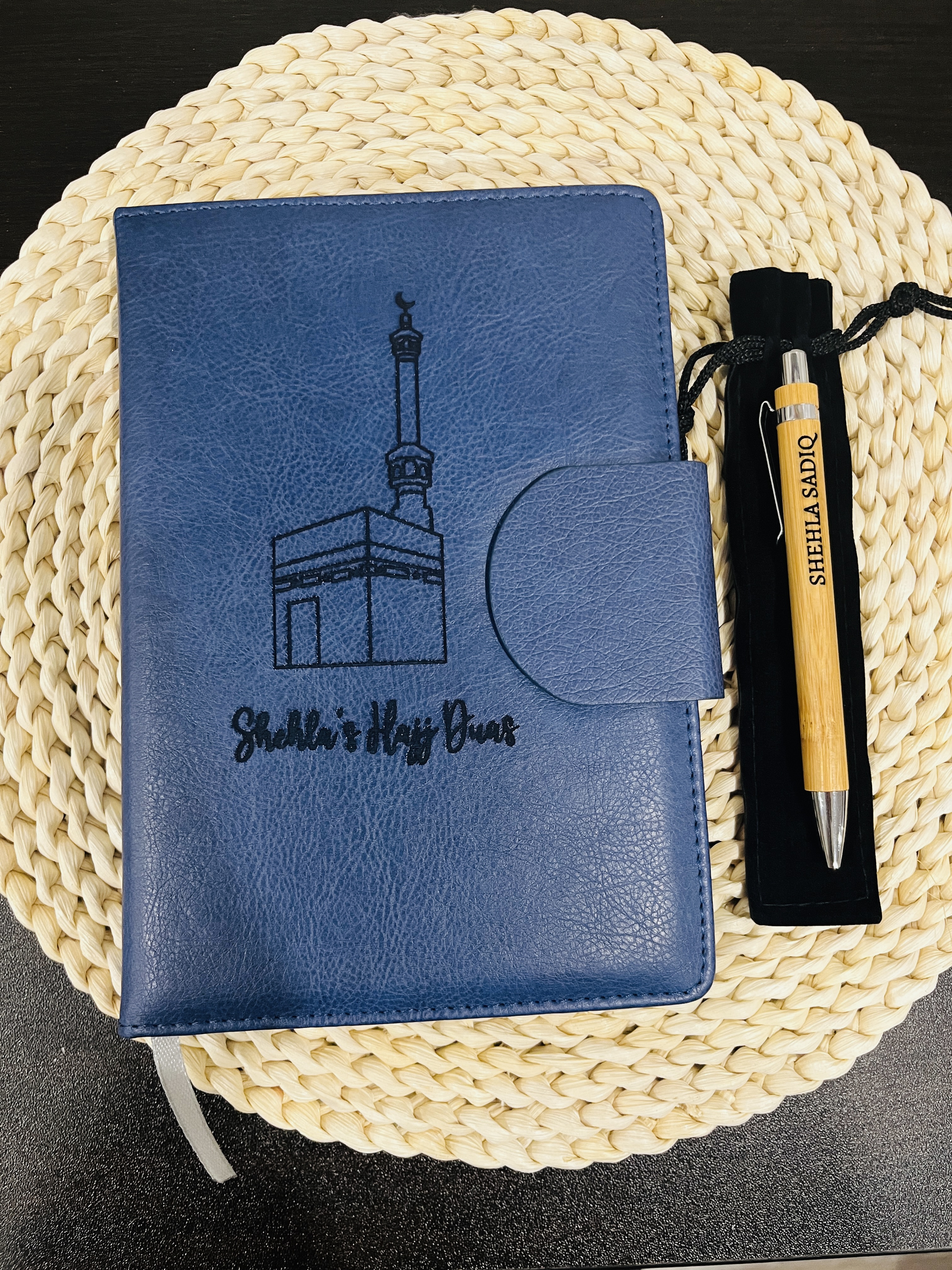 Custom Muslim Hajj Umrah Journal, Labbaik Ya Hussain Engraved Journal, Ahlulbayt, Muharram Speaker Gift, Shia Islamic Gift, Spiritual Majlis Note Book