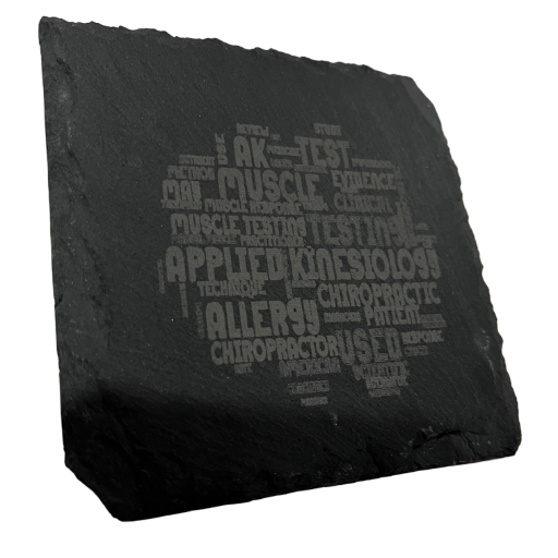 Engraved Rock Slate Coasters for that Kinesiology Friend